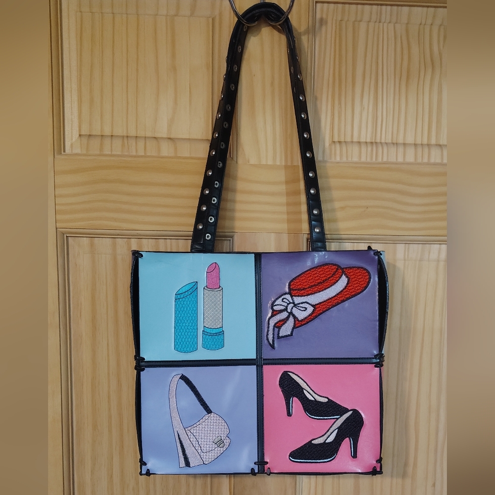 UNIQUE Handbag Tote w/ Removable Insert for Easy Cleaning